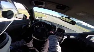 TWS 1:51.10 Helmet cam 1st session may 3 2015 - Judd's E85 Nissan GTR