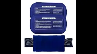 3 Pack Reusable Hot Cold Gel Packs For Muscle & Joint Comfort