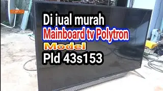 Di jual mainboard tv Polytron pld 43s153