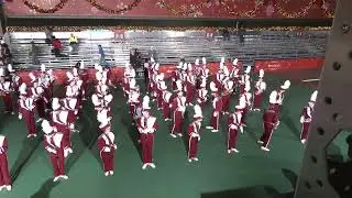 Early morning practice for Macy's Parade