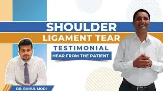 Shoulder Ligament Fracture to Full Recovery Without Surgery | Paitent Testimonial | Dr. Rahul Modi