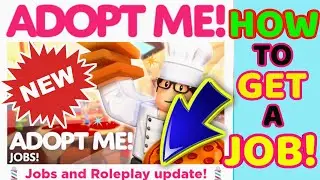 How to get A Job in Adopt Me NEW JOBS UPDATE on Roblox ! #jobsupdate #adoptme #roleplay