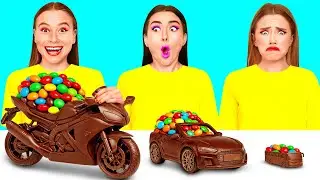 Большая, Средняя или Маленькая Тарелка Челлендж | Смешные Кулинарные Войны от Crazy DO