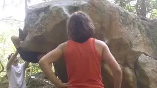 Le Piano Aqueux (6C), Mont Ussy, Fontainebleau