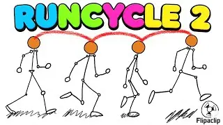 RunCycle Animation (FlipaClip Beginner Tutorial Part 2)