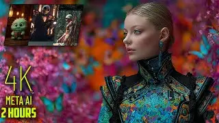Meta AI screensaver 2 hours video. Visual Trends (4K 60FPS) Background Wallpaper #IGORITHM #4K