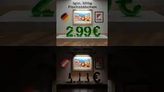 Preisvergleich Iglo Fischst&auml;bchen &Ouml;sterreich vs. Deutschland #einkaufen #preise #app