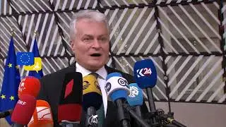 Lithuanian President EU debates in #EUCO Brussels