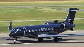 2019 GULFSTREAM G650ER landing in Portland, Oregon.