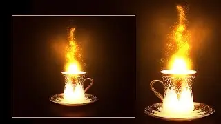 Световой эффект в Фотошоп. Создаем магическую чашку/ Photoshop CS6-СС2015.5