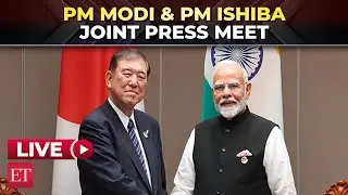 PM Modi & Japanese PM Shigeru Ishiba attend Joint Press Meet
