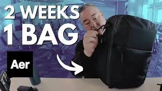 WHAT I PACKED in my AER CITY PACK PRO 2 | Two Weeks in CALIFORNIA