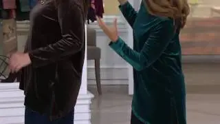 Susan Graver Stretch Velvet Tunic with Asymmetric Hem on QVC