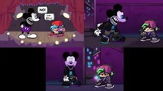 FNF VS Neo Mickey Mouse | NEO Happy Remix - LOW vs HIGH vs HIGHEST EFFORT
