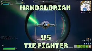 Mandalorian VS TIE Fighter in Fortnite!