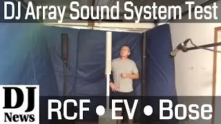 Live Stream DJ Array Sound Systems  #ElectroVoice Evolve 50 #RCFAudio J8 #Bose L1 Model 2 Sound Demo