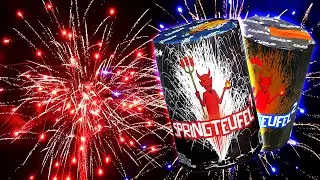 Springteufel 1 & 2 von Funke | 30&euro; Feuerwerk Batterie | Testvideo Pyroweb Testschie&szlig;en 2024/25