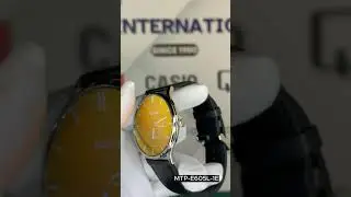 Casio MTP-E605L-1EVDF Enticer Polarised Glass Leather Men&rsquo;s Watch #casioEnticer #PolarisedGlass
