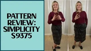 Simplicity S9375 || The Winter Skirt Pattern You Need! #patternreview