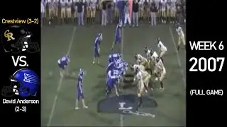 Crestview Rebels (3-2) vs. David Anderson Blue Devils (2-3) - 2007 Ohio H.S. Football (FULL GAME)