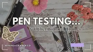 Pen test and Other Planner Supplies | Stationary Haul | Moleskine Daily Planner