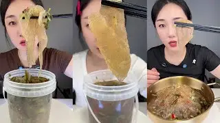 【Yummy】Sour and Spicy Jellyfish🍋🌶#mukbang#asmr#Seafood