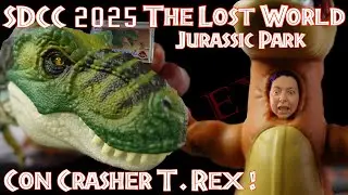 Jurassic Park The Lost World Convention Crasher T Rex - SDCC 2025 &  Mattel Creations