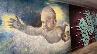 Norwegian Streetart at the Underground tunnel DANMARKSPLASS / Bergen September 3' City art