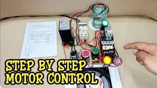 Auto and Manual Motor Control with floatless relay power circuit control circuit | Local Electrician