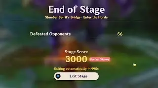 Inazuama Theater Mechanicus | Slumber Spirit's Bridge - Enter the Horde (Perfect Score)