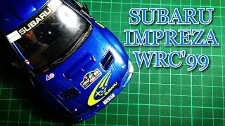 Сборка реалистичной крошечной Tamiya Subaru Impreza WRC`99 1/24 за 10 минут - пошаговая сборка