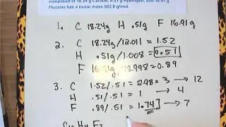Harder Problem Empirical and Molecular Formula