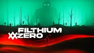 地上の資源を取りながら飛び回って敵の大群から生き延びるローグライトアクションゲーム【Filthium Zero】