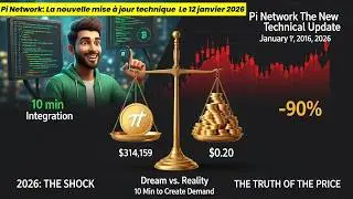 Pi Network: La nouvelle mise &agrave; jour technique  Le 12 janvier 2026|Pi  10 min  pour cr&eacute;er la Demande