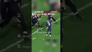 RANKING WORST CHOKE MOMENTS IN NFL HISTORY! #nfl #sports #fail #nflmoments