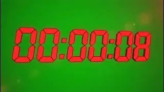 Intense 5 Minute Countdown Green Screen for High-Impact Trailers & Games