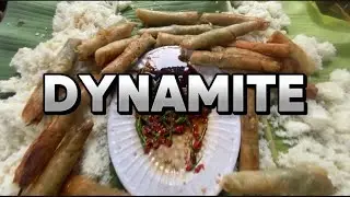 DYNAMITE LUMPIA! |Sili pero gipalamanan gehapon ug sili HAHAHA
