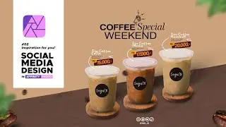 Inspirasi Desain Flyer, brosur media Sosial  I   Affinity Photo