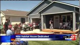 Bend Habitat 107th Home dedicated  News KTZV