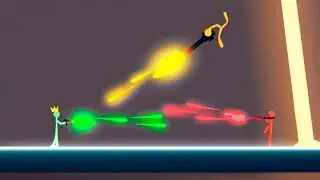 КРОВОЖАДНАЯ БИТВА МАЛЕНЬКИХ ЧЕЛОВЕЧКОВ! (Stick Fight) 🌊ВОТЕР