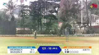 TALIM SHIELD CRICKET TOURNAMENT - 2025 YOUNG COMRADE CRICKET CLUB Vs Dr. D Y PATIL SPORTS CLUB