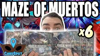 The NEW Dark Magician fusion is here! Opening 6 boxes of Maze of Muertos! #darkmagician