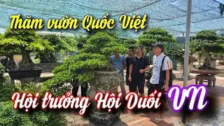 SH.10740.Hơn chục chiếc xe sang và rất đông AE thăm vườn cảnh Quốc Việt Chủ tịch Hội Duối Việt Nam. 