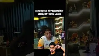 Scout Reveal Why Saumraj Not joining RNTx 😳 #bgmi #shorts #ytshorts