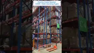 Improve warehouse operation efficiency,3way Electric Pallet Stacker is needed#forklift #pallettruck