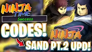 🏜️*SAND PT.2* ROBLOX NINJA TIME CODES | ALL NEW SAND PART 2 UPDATE CODES FOR NINJA TIME