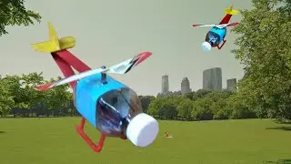 How to make Helicopter, Used plastic bottle at home.Easy Craft.