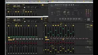 A play with Euclidean rythms and Polyrythms using stepic in Ableton