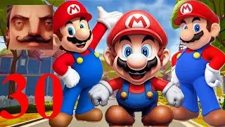 I Made 30 Mario in Hello Neighbor Act 1