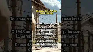 ЯПОНЦЫ В ГУЛАГе    #узбекистан #ссср #лагерь
